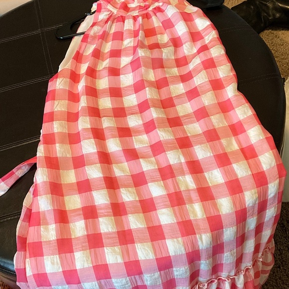 Sam Edelman Pink and White Checkered Dress - Picture 3 of 5